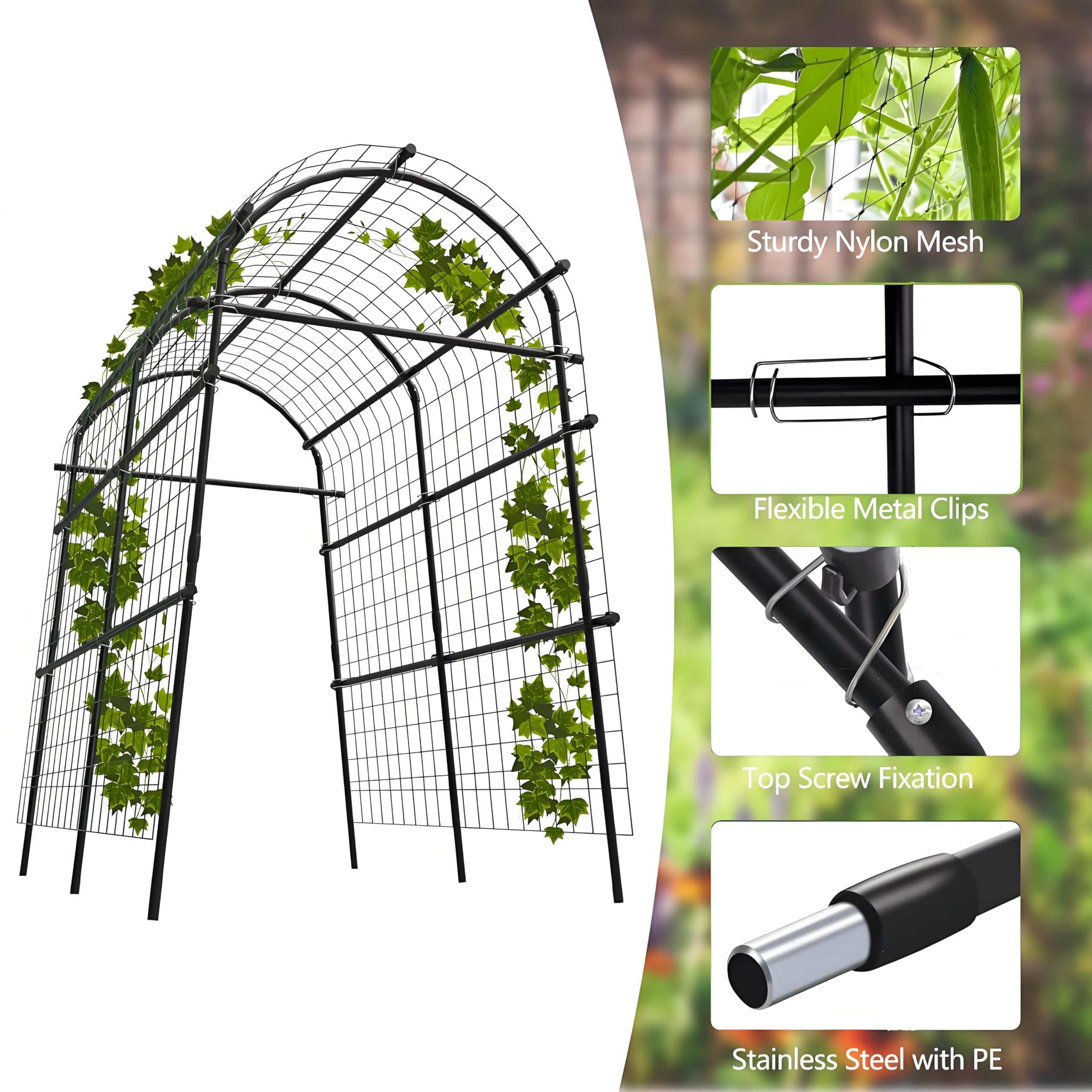 ActiveTrail Garden Arch Trellis wedding decor creates an elegant outdoor backdrop