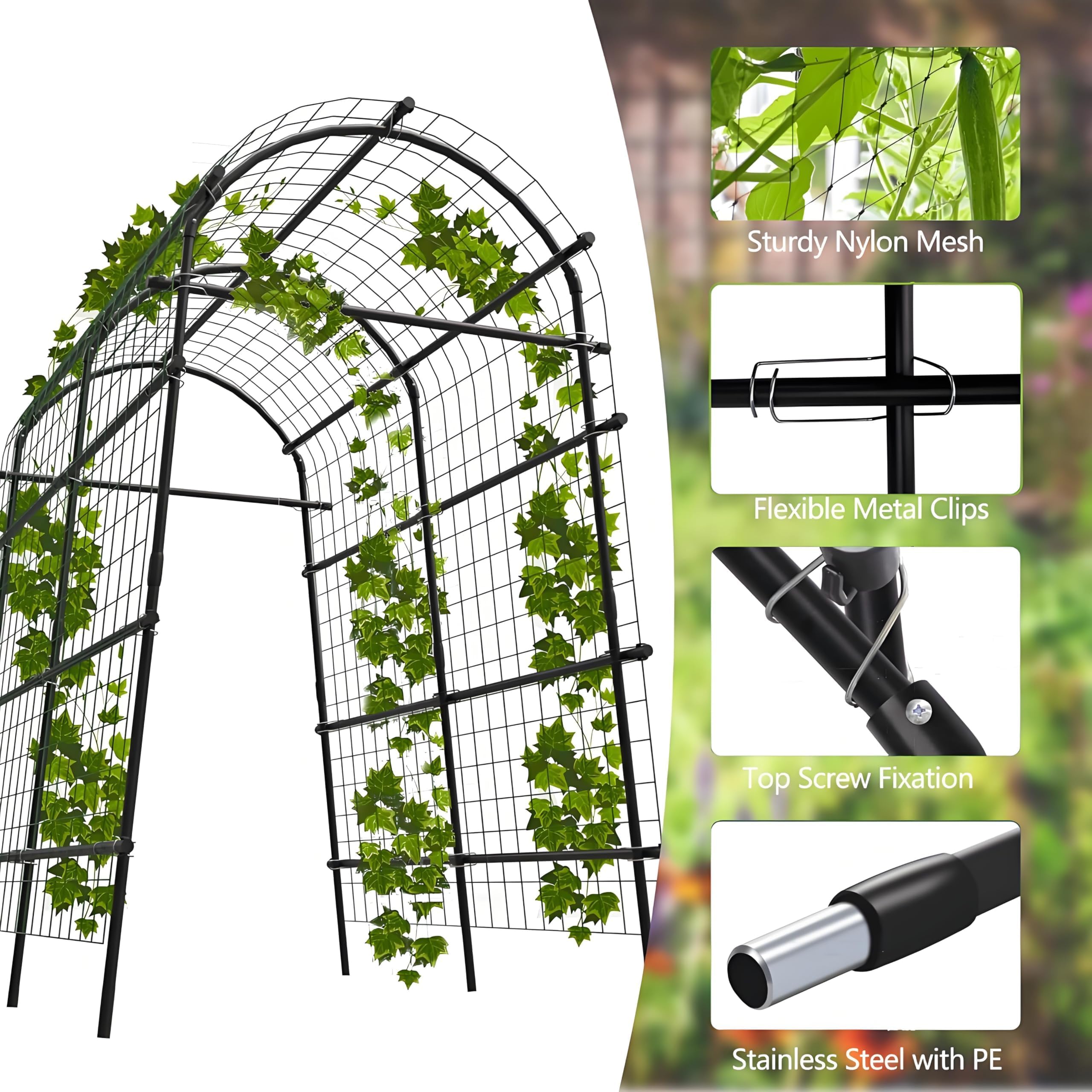 ActiveTrail arch used as wedding backdrop for outdoor event decoration