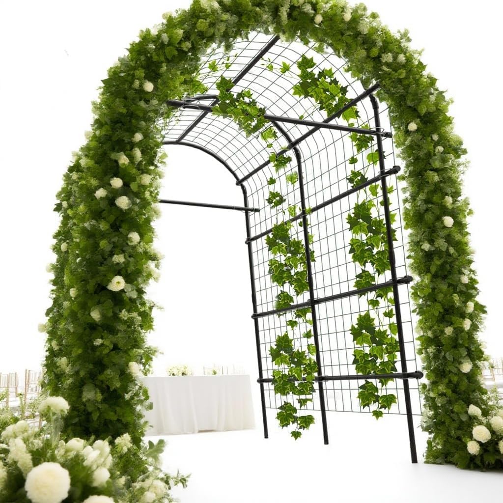 ActiveTrail outdoor garden arch blends with landscape for year-round use