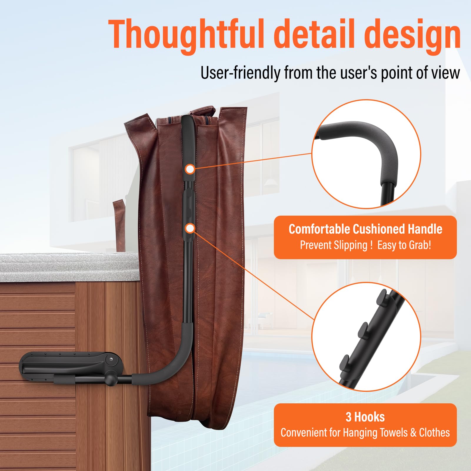 ACTREY Cover Lifter side view with smooth pivot action