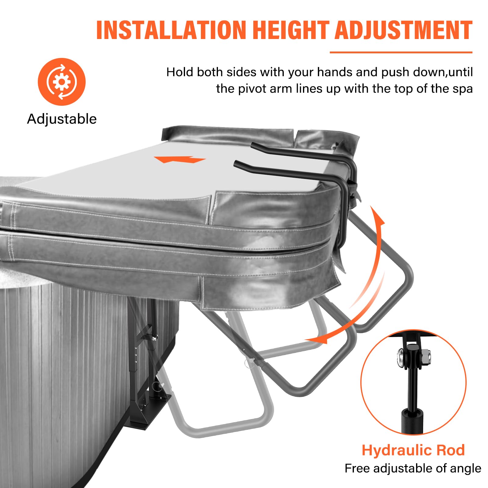 ACTREY one-person operation lifter demonstrates easy solo use.