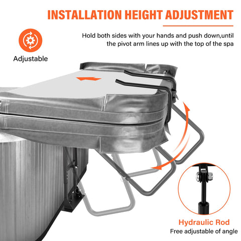 ACTREY one-person operation lifter demonstrates easy solo use.