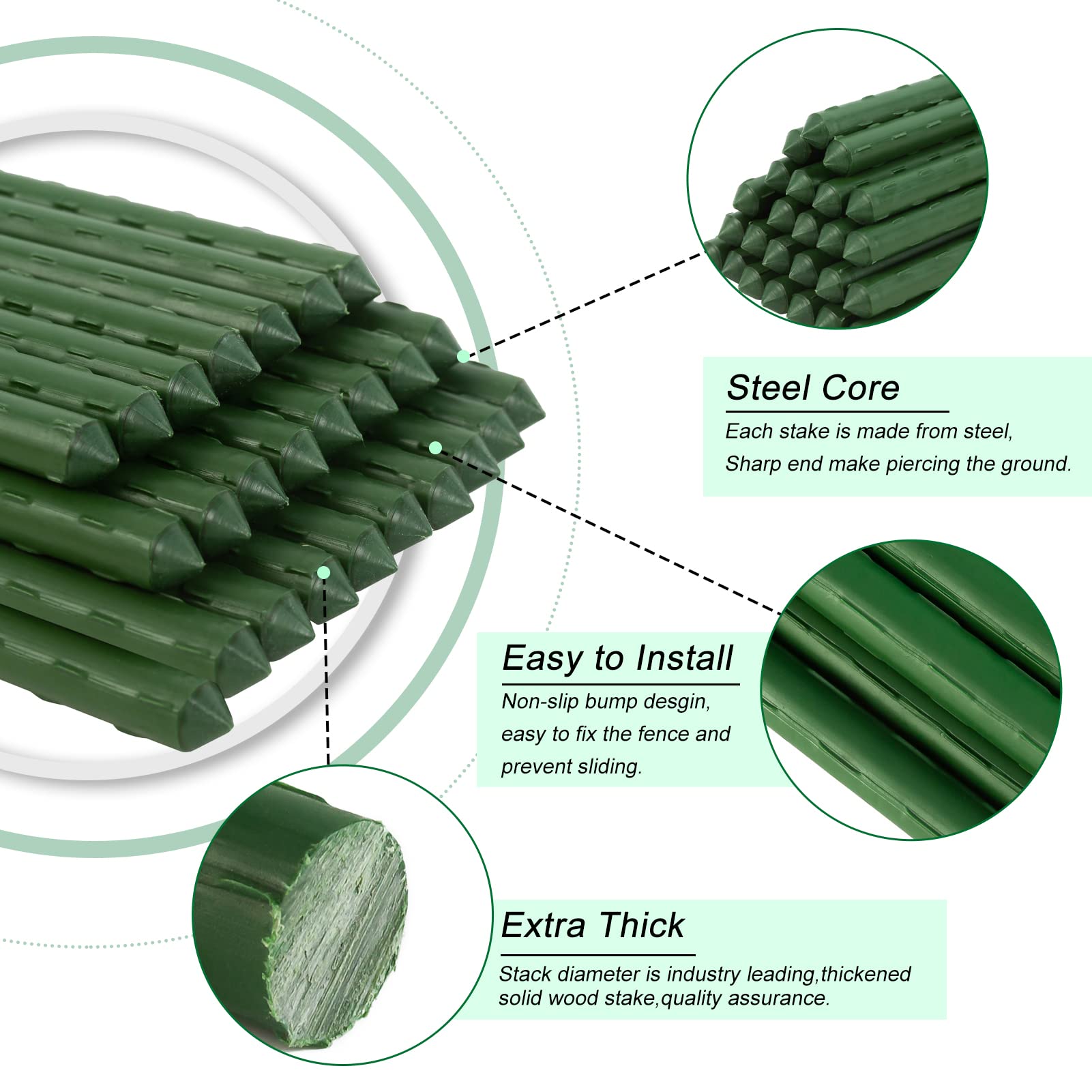 ACTREY Safety Fence Roll supports easy setup around gardens and freshly laid surfaces.