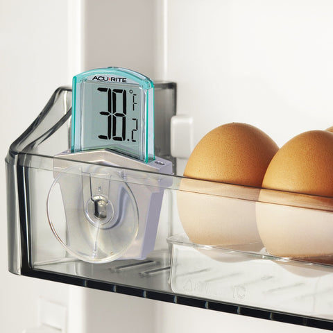 AcuRite 00799 pale green frame enhances nighttime visibility for easy readings