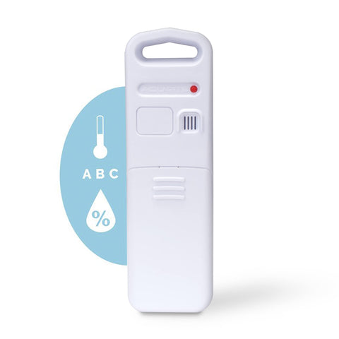 AcuRite 06002M outdoor sensor mounted through a hole for flexible placement.