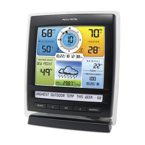 AcuRite 06016 add-on display illuminated color LCD for easy day or night reading