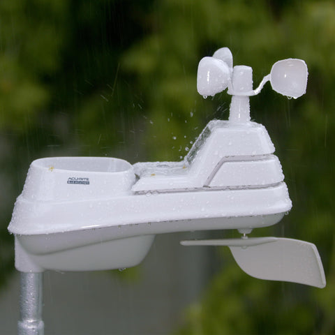AcuRite Iris indoor and outdoor sensors monitor temperature and humidity for home comfort