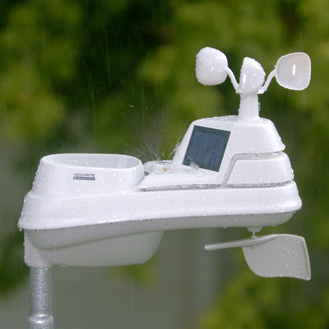 AcuRite Iris lightning detection sensor alerting to nearby strikes