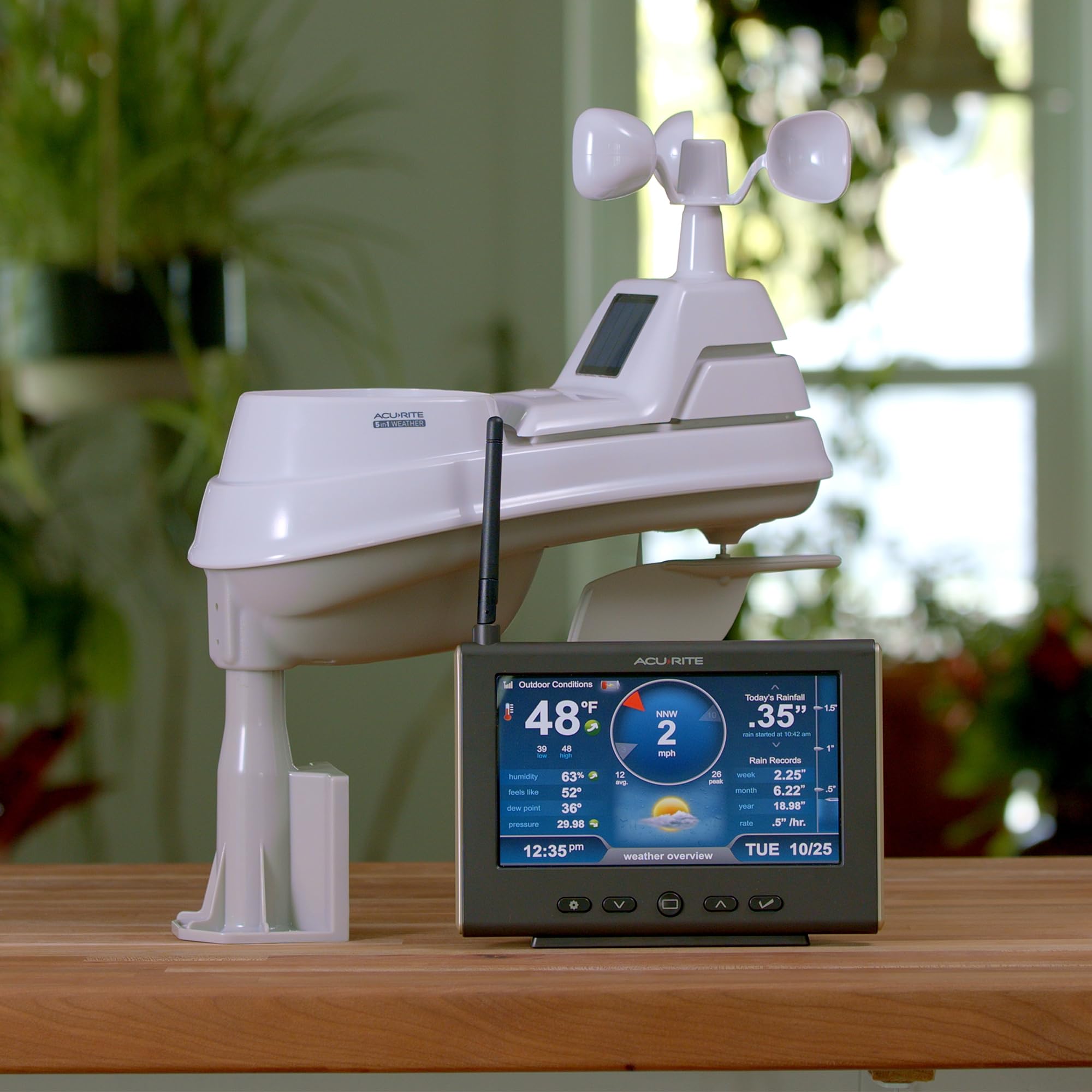 AcuRite Iris wireless outdoor sensor helps quick setup and flexible placement.