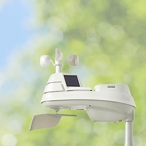 AcuRite Iris PRO+ wireless data transmission to displays or hubs.