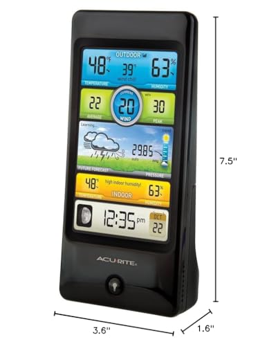 AcuRite Notos Intelli-Time clock automatically adjusts for daylight saving time.