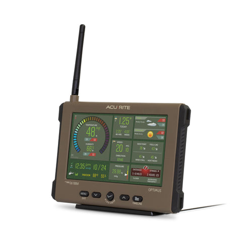 AcuRite Optimis integrates with Google Home and Alexa for hands-free weather tasks.