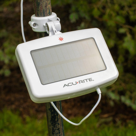 AcuRite Solar Power Pack QR code directs to installation video