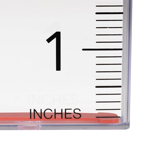 AcuRite Gauge with weather‑resistant acrylic frame for outdoor durability.