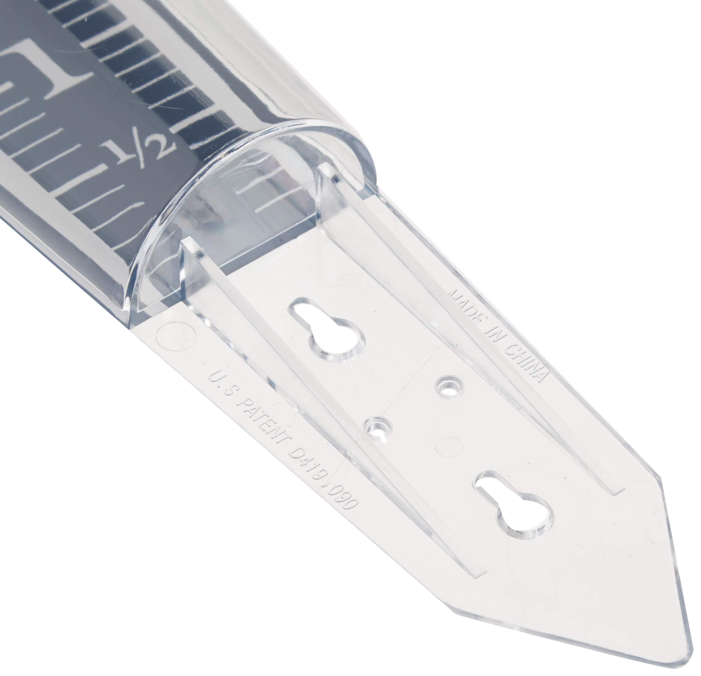 AcuRite weather-resistant acrylic rain gauge designed for outdoor durability.