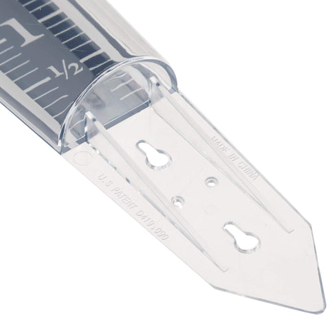 AcuRite weather-resistant acrylic rain gauge designed for outdoor durability.