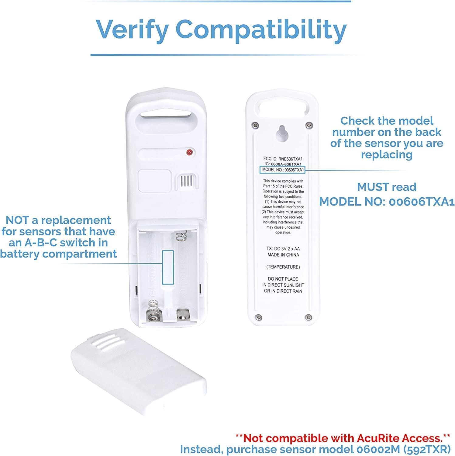 AcuRite wireless transmitter delivers 30-second readings for real-time awareness.