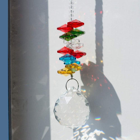 Acuteye home decor crystals brighten living room or garden area