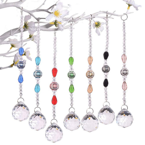 Acuteye sunlit prisms sparkling on curtains and chandeliers