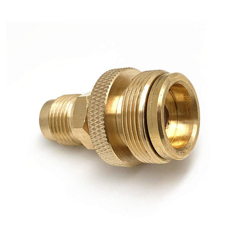 Acxico 1lb propane regulator adapter ready for quick, safe hose connections.