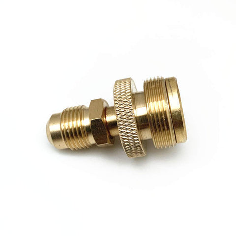 Acxico solid brass fittings ensuring durable, leak-free operation for grills and camping.