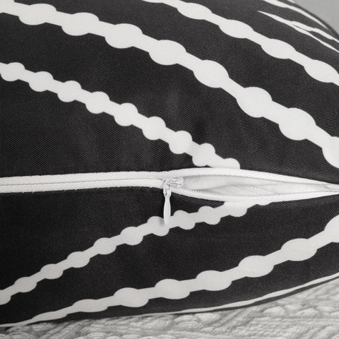 Adabana geometric pattern pillow cover adds modern charm to seating.