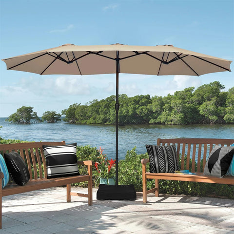 Adabana 18x18 cover doubles as vibrant accent for balcony furniture.