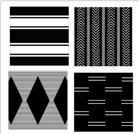Adabana pattern on both sides enhances versatility for seasonal outdoor styling.