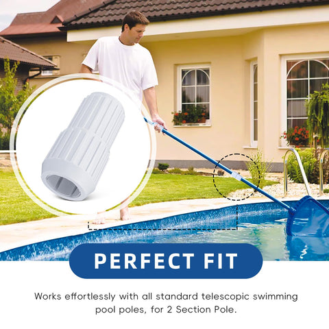 Adabuing 2-section pool pole cam lock keeps sections aligned during use.