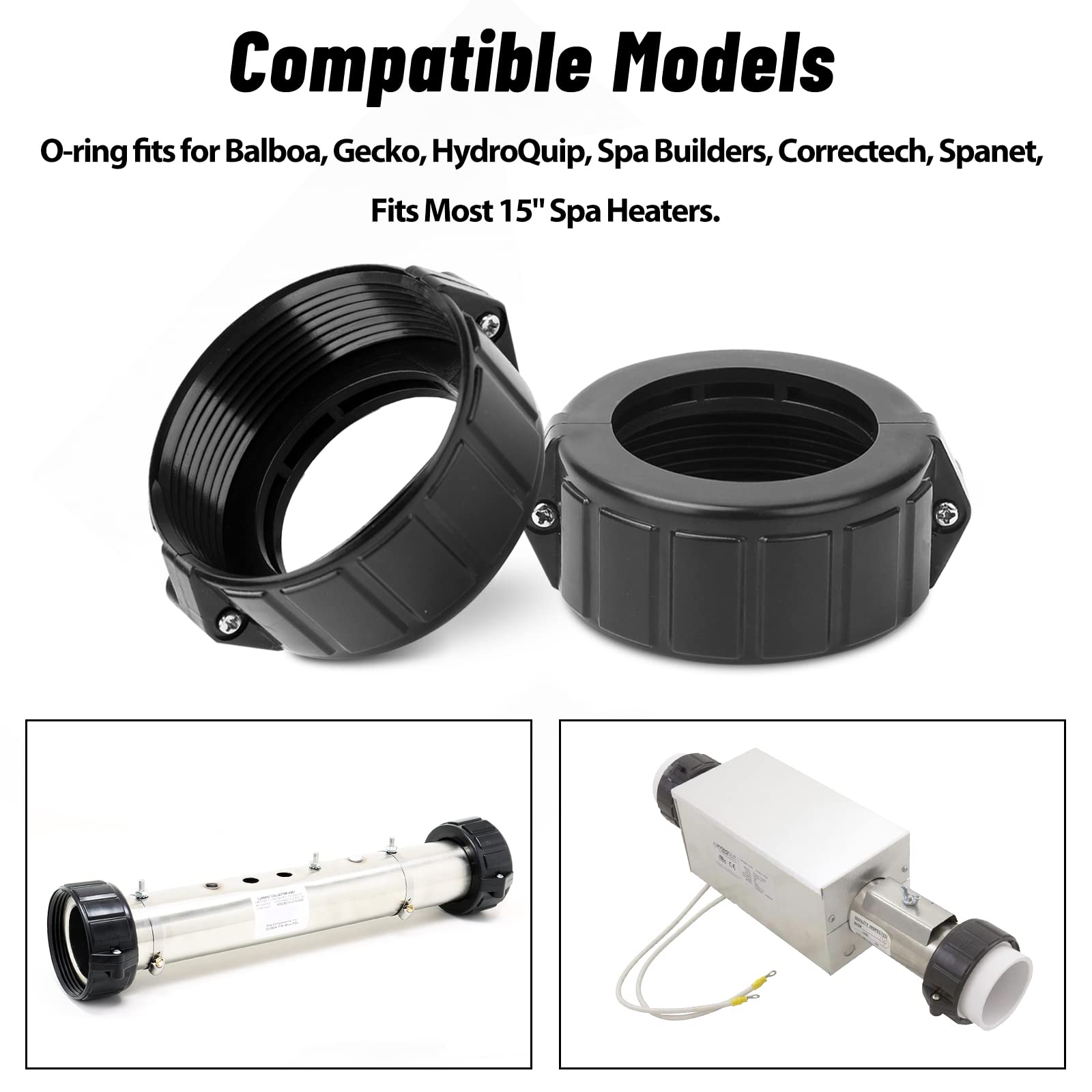 Adabuing compatibility with Balboa and Gecko spa heaters ensures broad compatibility.