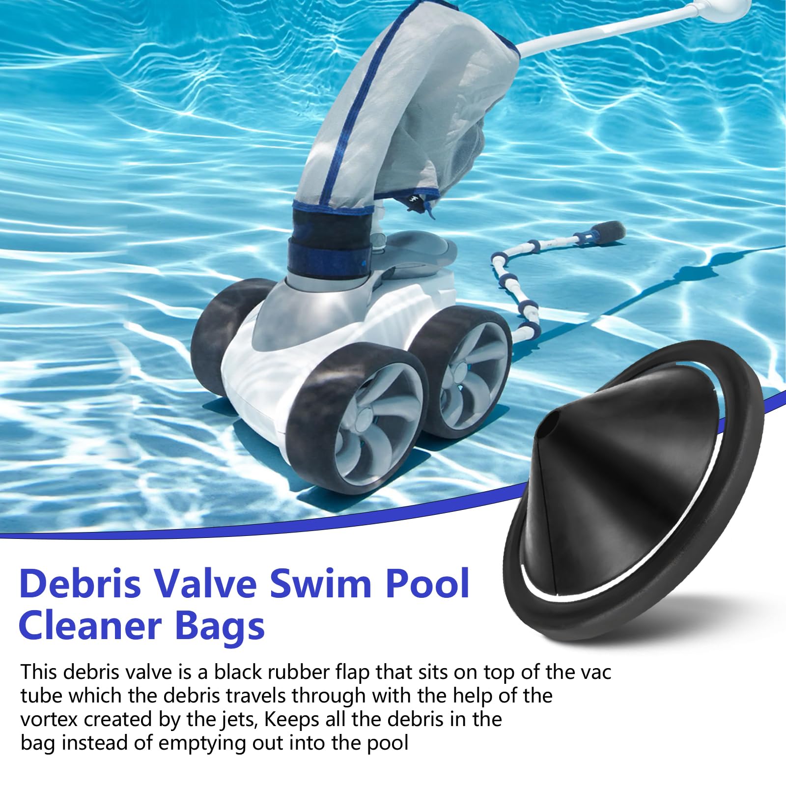 Adabuing EU9 rubber debris valve material highlighting durability and aging resistance
