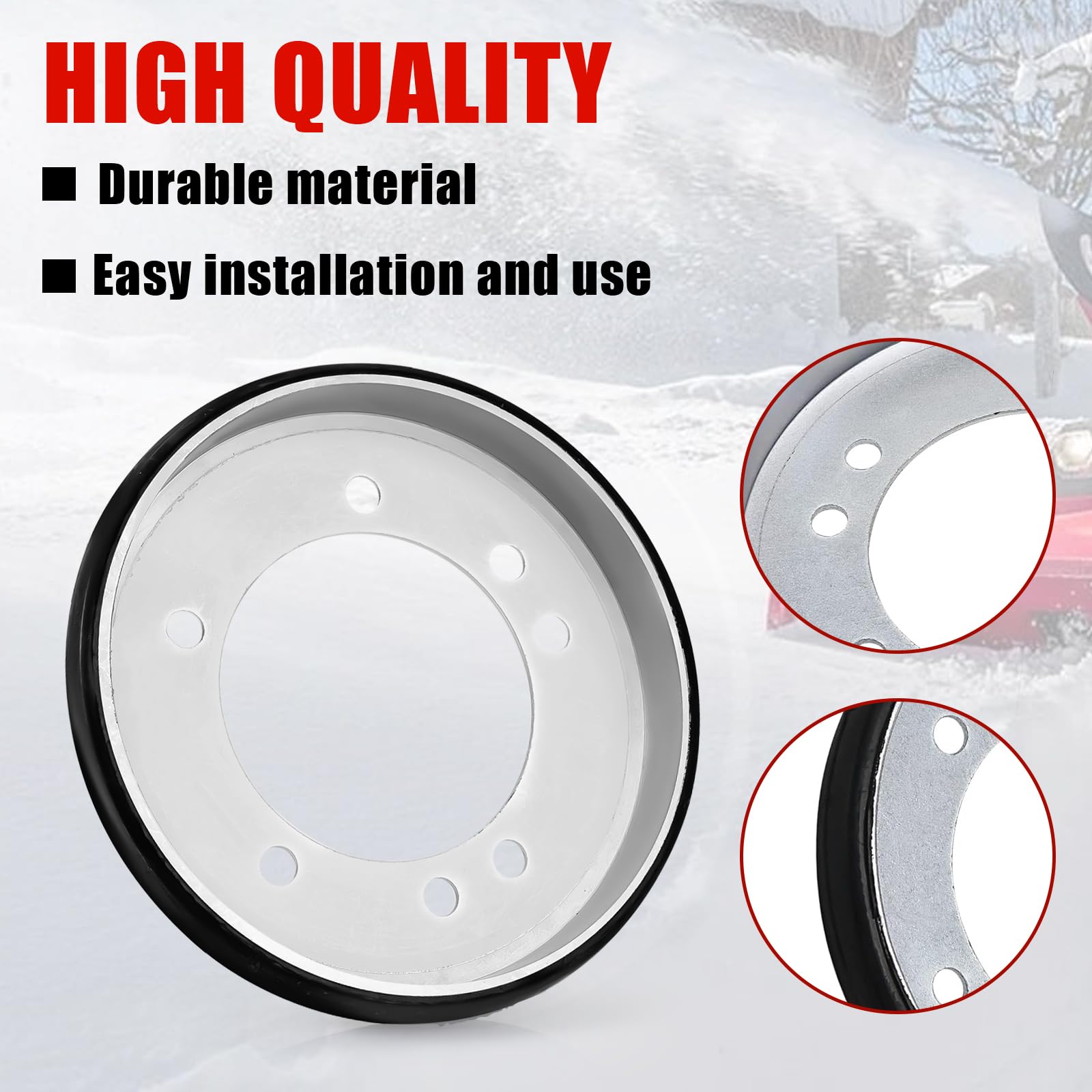 Adabuing friction wheel drive disc supports multiple brands.