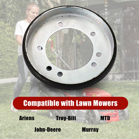Adabuing drive disc compatible with Snapper and Troy-Bilt lines.