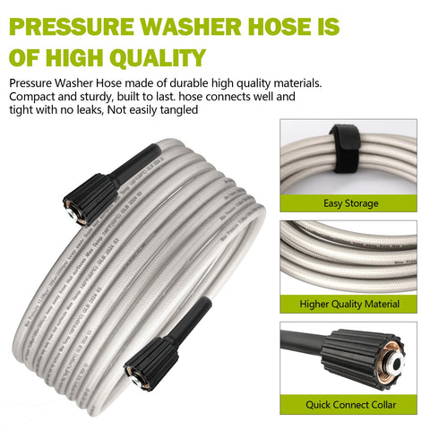 Adabuing long-lasting high-pressure hose stays intact under heavy bursts.