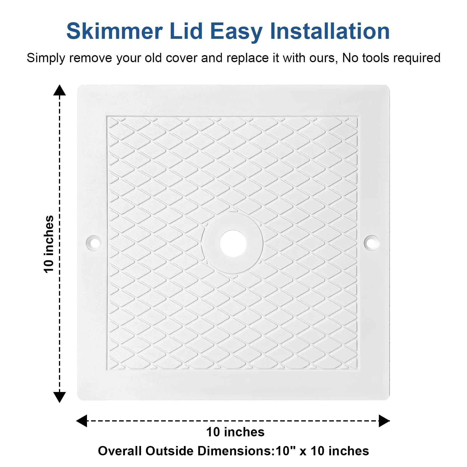 Adabuing precision-fit skimmer cover, reliable replacement