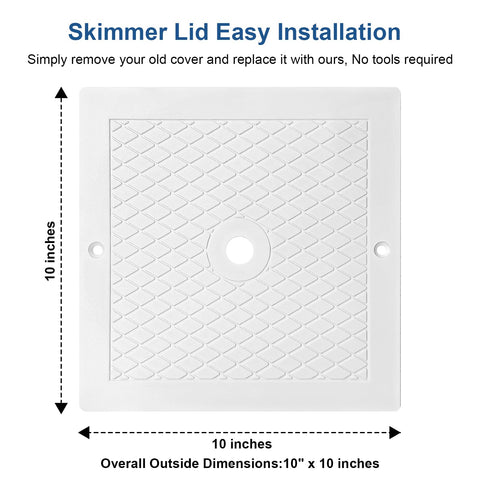 Adabuing precision-fit skimmer cover, reliable replacement