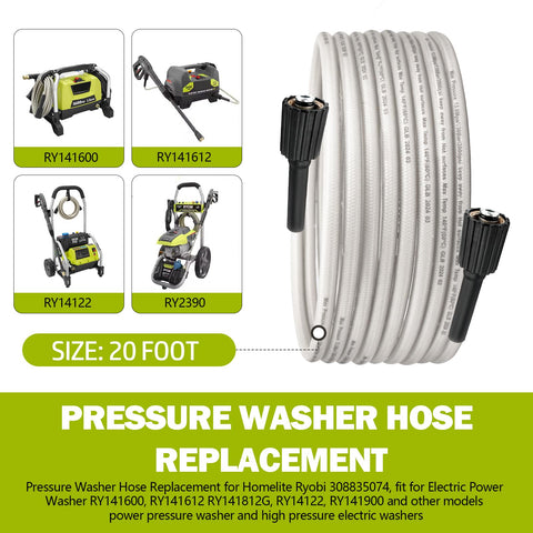 Adabuing Ryobi hose assembly ensures secure fit and minimal leaks during outdoor cleaning.