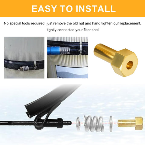 Adabuing spring barrel nut assembly 53108900 — compatible, easy retrofit for secure clamp.