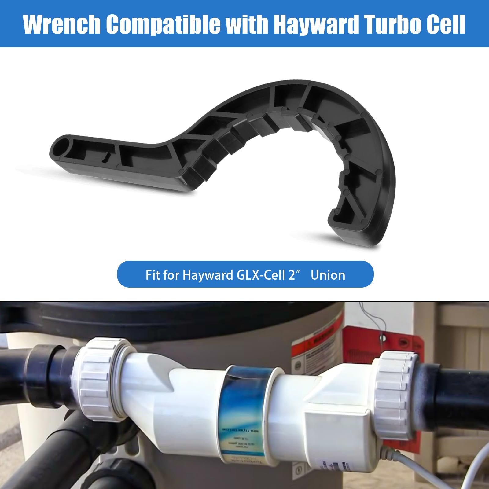 Adabuing T-Cell wrench targets 15 pads for easier access to the chlorinator.