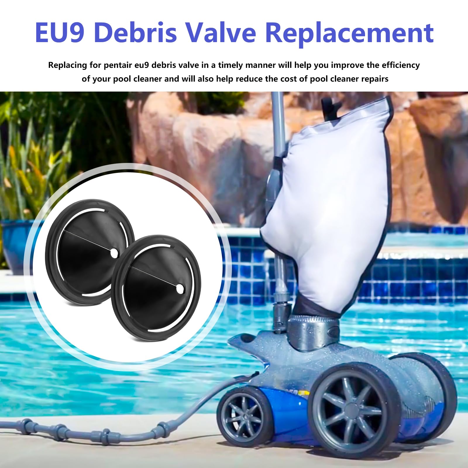Adabuing two-pack debris valve replacement offering backup reliability