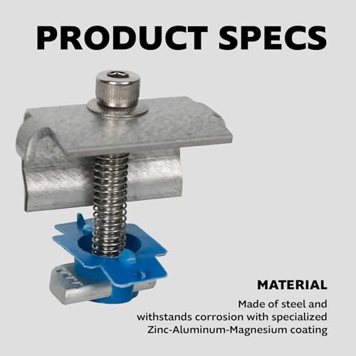 Adamax SPEC158 zinc-aluminum-magnesium coating for outdoor corrosion resistance.