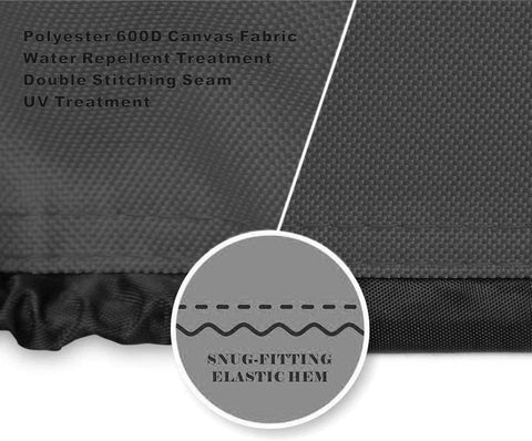 Close-up of Adamoss 600D fabric highlighting durability for outdoor use