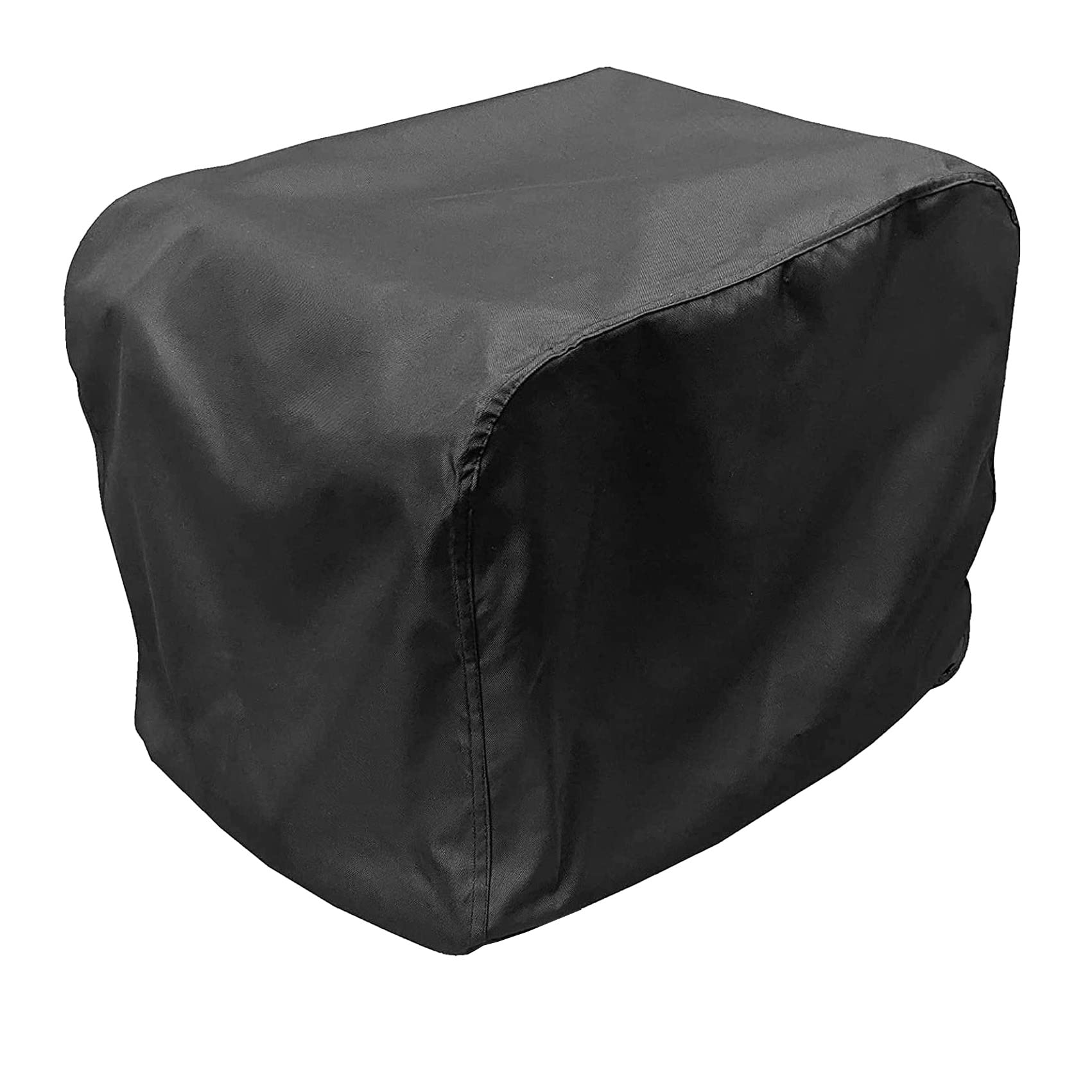 Adamoss generator cover in front view protects a 25x24x21 inch unit from rain and sun.