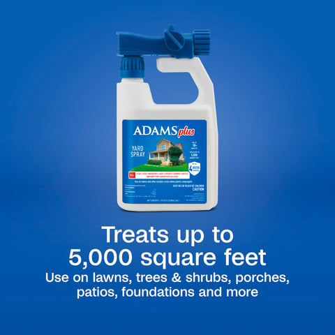 ADAMS Plus Yard Spray near building foundation for perimeter protection
