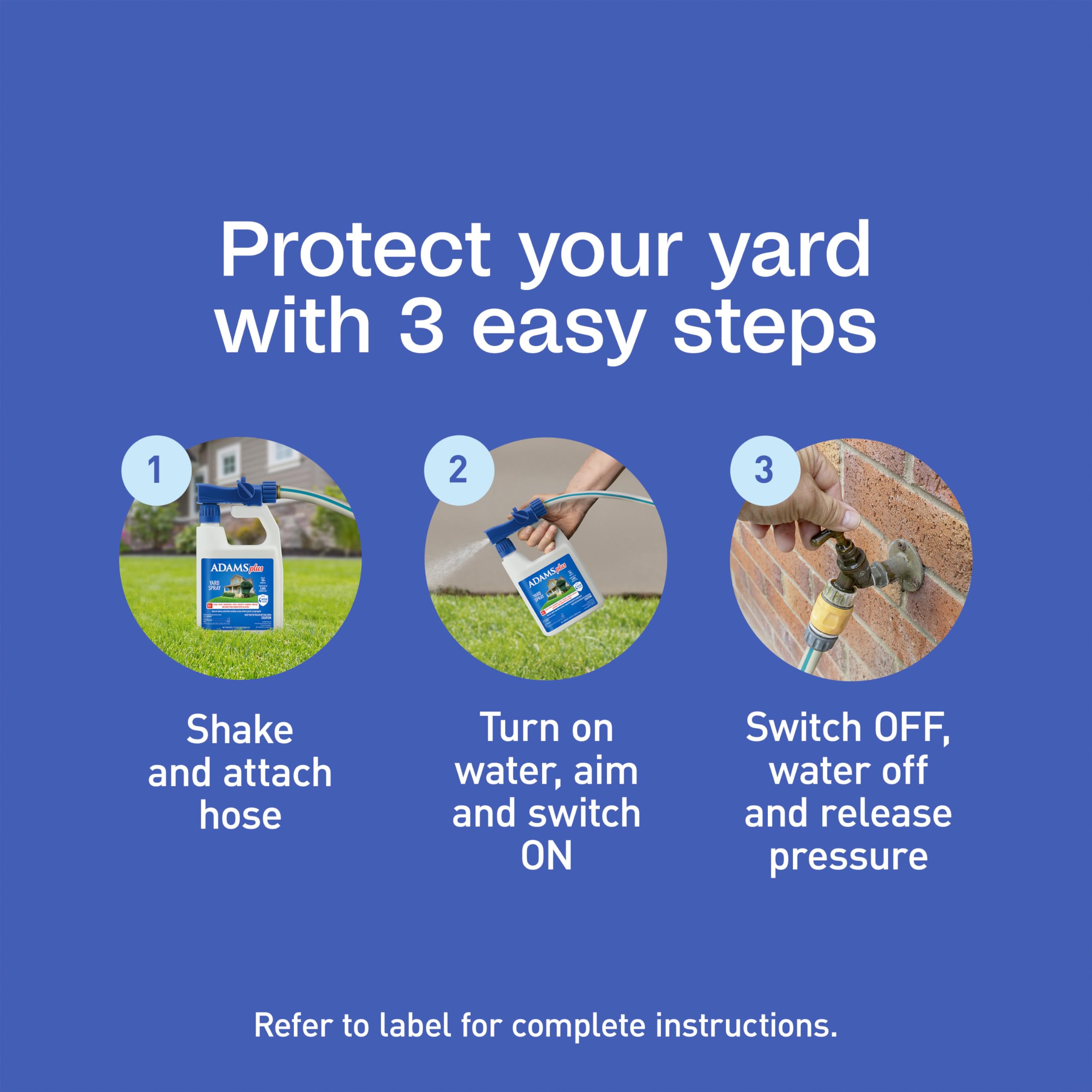 ADAMS Plus Yard Spray permethrin-based formula for outdoor use