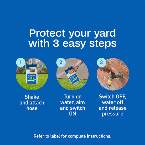 ADAMS Plus Yard Spray permethrin-based formula for outdoor use