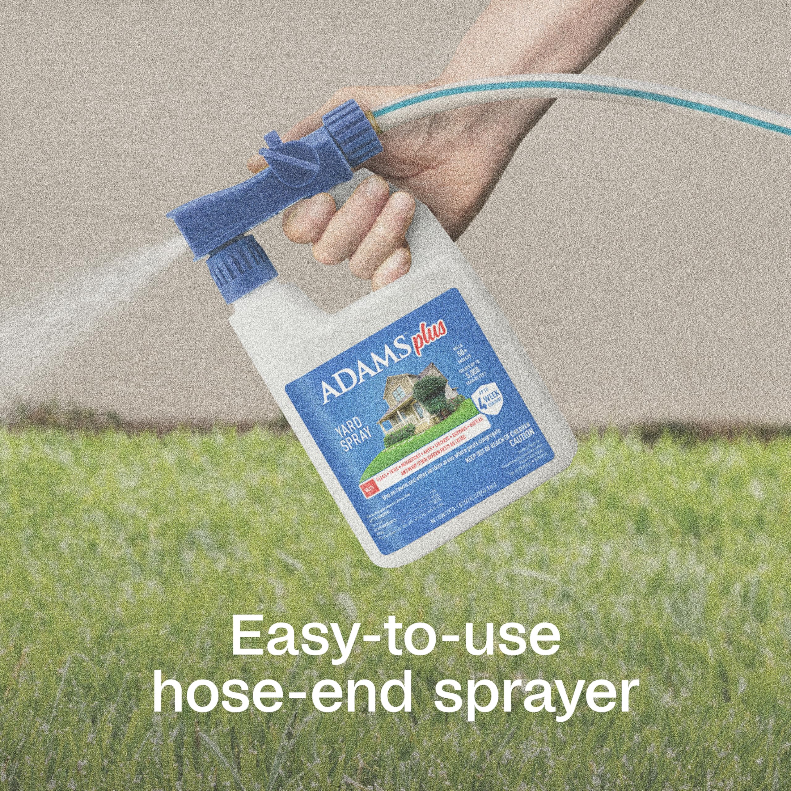 ADAMS Plus Yard Spray on a porch/patio area for outdoor defense
