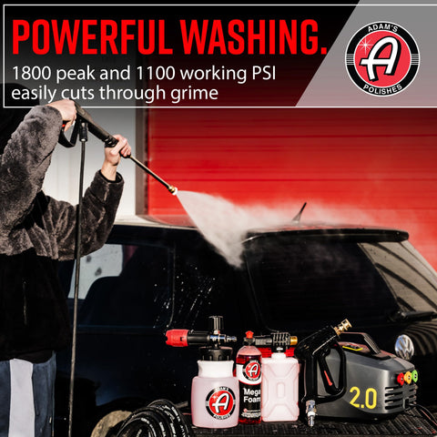 Adam's Polishes optional kit included image showing enhanced washing versatility.