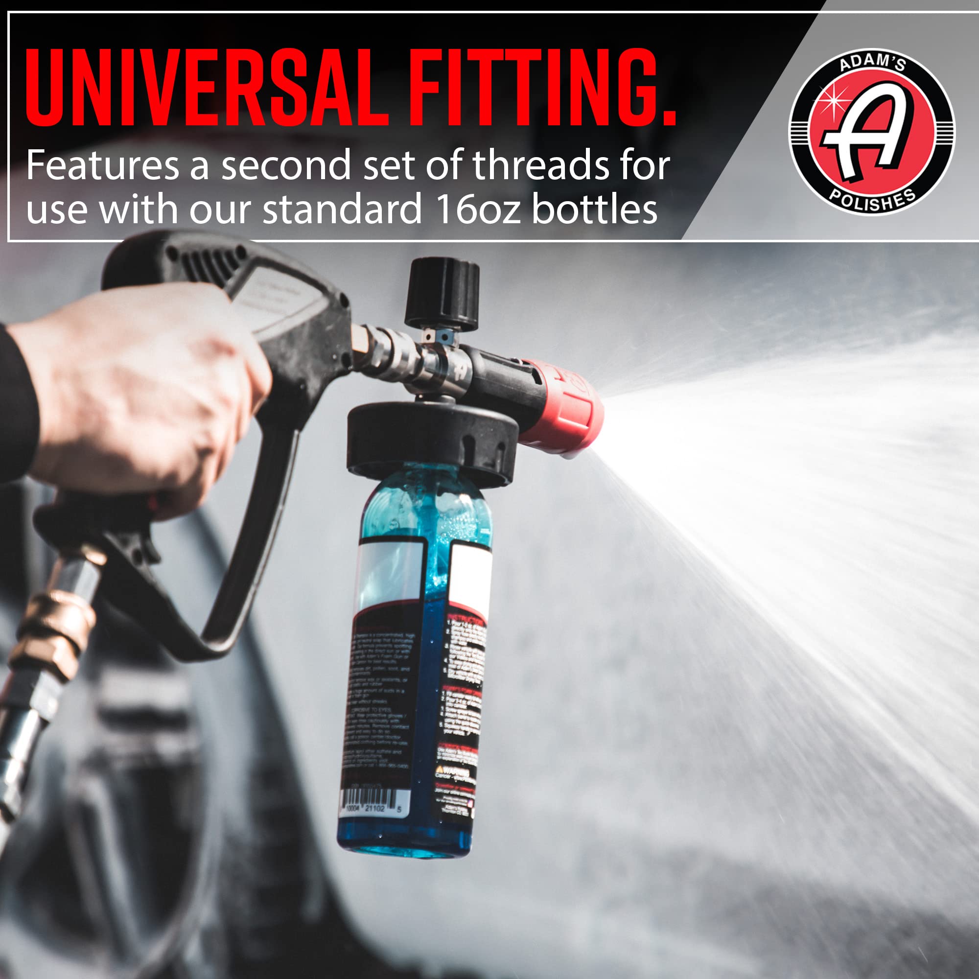 Adam's Polishes premium foam cannon cleaning and care keeps equipment performing.