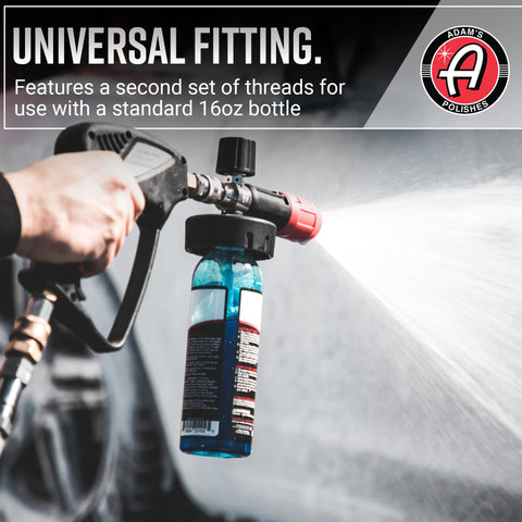 Adam's Polishes professional-detailing setup boosts efficiency during washes.